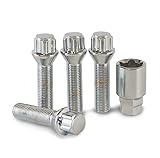 Wheel Lock Bolts for use with 20mm Spacers on Aftermarket VW Volkswagen Transporter T4 Alloys Part No. B1445228