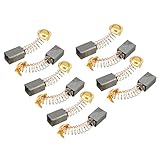 sourcing map 10Pcs Carbon Brushes,for Electric Motor,13mmx7.5mmx6.5mm,Power Tool,Rotary Hammer,Drill,Circular Saw,Cut-Off Saw,