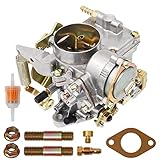 34 Pict-3 Carburetor For VW Beetles Super Beetles 1971-1979 Dual Port 1600cc Air Cooled Type 12V Engine Electric Choke Volkswagen Bug Bus Thing Karmann Ghia Squareback Transporter #113129031K