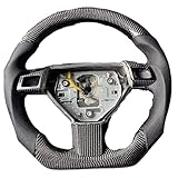 Sport Steering Wheel Compatible With Vauxhall For Opel For Astra H III For VXR Carbon Fiber Flat Bottom Racing Sport Steering Wheel Interior Car Accessories