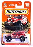 Matchbox - Jeeps Wrangler SUPERLIFT - Red - Matchbox 70 Years - 2023 - Mint/NrMint - Ships Bubble Wrapped in a Correctly Sized Box