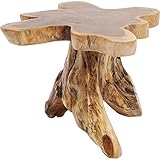 Kare Design Side Table Tree Big Nature, Brown, Diameter 50 cm, Solid Wood Table, Unique,Room Decor, Home Decor for Living Room, Bedroom, Home Office, 40x50x50 cm (H/W/D)