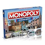 Winning Moves Coventry Monopoly Board Game, Advance to the Transport Museum, Skydome and Charter House, 2–6 players makes a great gift for players aged 8 plus