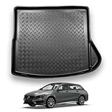 NOMAD Mercedes CLA (2015-2019) Boot Liner [X117] Tailored Fit Car Floor Mat Protector Non Slip Waterproof Raised Edges Compatible Custom Fit Accessory Black Dog & Pet Friendly