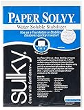 Sulky stabilizer, Silk, White, 8.5x11-Inch