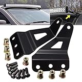 KATUR 50Inch Curved LED Upper Windshield Light Bar Mounts for GM Pickup and SUVs for 2007-2013 4WD/2WD Chevrole Silverado 1500/2500HD/ 3500HD Pickup/ 4WD/2WDTahoe/Suburban/Avalanche