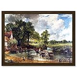 Artery8 John Constable The Hay Wain Old Master Painting Artwork Framed A3 Wall Art Print