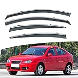 TW PREMIER Set Of 4 automobile Window Deflectors, For Lotus L3/Racing/Jingyue【MK2-CM 2007-2016】 Window Windproof and rainproof Visors Accessories