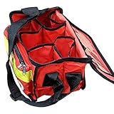 JFA Medical Red Haversack Emergency First Aid Bag with Front Pocket - Empty