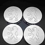 4 pieces car hub caps for Peugeot 205 GTI 1.9 60mm, wheel hub caps, rim caps