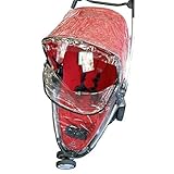 1STOPBABYSTORE Universal RAIN Cover FIT Quinny ZAPP Extra Extra 2 City Select Oyster 2 Buzz Mood and Many More Similar Strollers