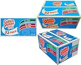 Golden Wonder Fully Flavoured Blue Box Cheese and Onion Salt and Vinegar Smoky Bacon Ready Salted 32pkx25g | by KHUDADAD