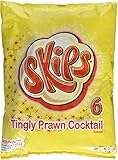 Skips Tingly Prawn Cocktail Flavour Crisps, 6 x 13.1g