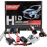 KaiDengZhe 2PCS HID Xenon Ballast Conversion Kit, 55W, 6000K, Pure White, Universal Fit, 4 Pieces