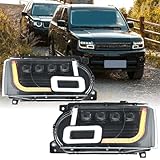1 Pair Car Front Lights For Land Rover Range Rover Led Headlights Vogue L322 2010 2011 2012 2013 Sport L320 Upgrade Led Light Assembly(For L322)