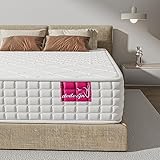 dosleeps Double Mattress 4FT6 | 9.5" Memory Foam & Pocket Sprung | 9-Zone Orthopedic Support, Tencel Cover, Motion Isolation,Medium Firm,Edge Support 135x190x24cm
