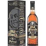 Old Monk XO Spiced Rum | 70cl Bottle | 40% ABV | Indian Rum in Gift Box | Rich Caramel & Vanilla Notes | Ideal for Sipping or Cocktails | Mohan Meakin Heritage