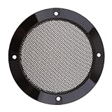 zalati Black Speaker Metal Grille Decorative Circle speaker Automobile subwoofer net cover for DIY Speakers and Cars Speakers - 4 inch