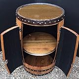Handmade Oak Wood Whiskey Barrel Bar/Drinks Cabinet, Indoor/Outdoor use