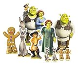 Star Cutouts Ltd TT004 Official DreamWorks Universal Shrek Party Decoration Table Top Pack, Multi Colour