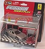 Corgi Race and play silver ferrari 512 TR garage scene set 1.43 scale diecast model, BURAGO21047-423