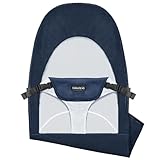 iGRATENS Fabric Seat for Bouncer - Cover for Baby Bouncer Balance Soft & Bliss, Ventilated Mesh, Skin -Friendly, Machine Washable, Navy Blue
