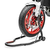 Motorcycle paddock stand ConStands Classic Front black mat compatible with Honda Varadero 125, Varadero XL 1000 V, VFR 750/800/1200 F/R/V-Tec