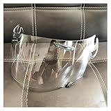 Motorcycle Helmet Visor, Full Face Helmet Visor Lens Plating Lens Case for ARAI RR5 RX7-GP Quantum ST RX-Q Chaser-V -V Axces 2 Helmet Visor(Color)(Clear)