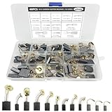 48 Pcs Carbon Motor Brushes, 12 Sizes Carbon Brushes For Electric Motors Replacement, For Hand Drill, Blower, Blender, Power Tool, Circular Saw