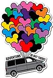 Epic Modz Adventure Vinyl Decal Sticker - Car, Window, Wall, Laptop, Glass, Bumper, Camping, Touring, Caravan, Motorhome, Camper (V-W)