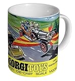 Green Listing LTD Corgi Toys Catalogue 1966 Advert Chitty Chitty Bang - Ceramic 11oz Tea Coffee Mug/Cup
