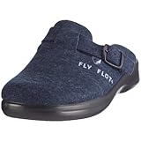 Flyflot 860647 Women's Slippers, Blue Blu, 7 UK