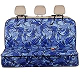 rhinos autostyling COMPATIBLE WITH Subaru Impreza WRX STI (2014 ON) - Blue Camouflage Heavy Duty Premium Quilted Dog Cat Pet Hammock Rear Seat Cover