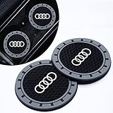 for Audi Car Cup Coaster, Drink Holder Coaster for Audi A1 A3 RS3 A4 A5 A6 A7 RS7 A8 Q3 Q5 Q7 R8, 2PCS