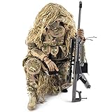 Batop 1/6 Soldier Model, 12 Inch Soldier Toy Figures Military Action Figures Model - All Terrain Sharpshooter