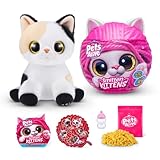 Pets Alive Smitten Minx by ZURU, Electronic Soft Plush Toy, Robotic Pet Plushies & Interactive Play for Kids with 10 Real Kitty Sounds