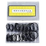 180 Pieces O Ring Watch Gasket Rubber Sealing Set, Flexible Watch Back Cover Maintenance Kit with 18 Sizes, Watchmakers and Watch Repair Tool