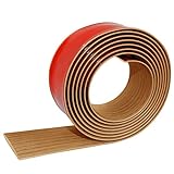 4M Self Adhesive Threshold Transition Strip, Vinyl Laminate Flooring Trim, Carpet Door Strips, PVC Flat Door Threshold Bars, Flooring Edge Trim, Yellow Oak