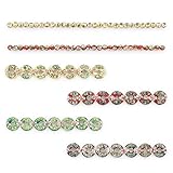 Expo International Vintage Hand-Painted Classic Cloisonne Beads, Versatile Jewelry Making Supplies, Vibrant Bracelet Beads, Value Pack of 88 Beads, Multicolor, Small