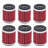 TCVCTNMZTX Motorcycle Oil Filter For Gas EC250 For Betamotor 125 RR For Fantic 200 250 For HM MOTO CRE-F CRM125 For MBK Scooter Oil filter(6pcs-r)