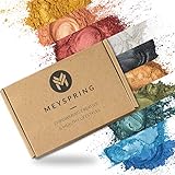 MEYSPRING Two Tone Collection - Mica Powder for Epoxy Resin & Acrylic - 100% Mineral, Non-Toxic, Inert Pigment Powder Set (10 Colors, 10g Each, 1E+1g)