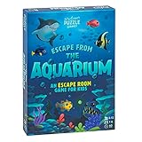 Professor Puzzle Escape from the Aquarium | Escape Room Strategy Game | Kids Ages 8-12 | 1-6 Players | Fun Puzzle Adventure for Family Game Night | Educational Problem Solving Skills | 60 Mins Approx.