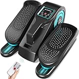 Amonax Electric Pedal Exerciser, Seated Elliptical Machine Cardio Under Desk Exercise Bike, Mini Cycle Trainer for Elderly, Sit down Foot Step Machine Leg Exercise Equipment for Home Use