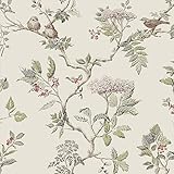 Laura Ashley Elderwood Natural Wallpaper