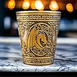 Dungeons and Dragons Themed Metal Shot Glasses (Antique Bronze)