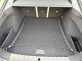 Floor Style Automotive Elastic Trunk Mesh Cargo Net for BMW i4 (G26 BEV) eDrive40 M50 2022-2024 - Premium Trunk Organizer and Storage - Luggage Net for Sedan - Best Car Organizer for BMW i 4