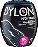 DYLON Washing Machine Fabric Dye Pod for Clothes & Soft Furnishings, Navy Blue , 350g ( Pack of 1)