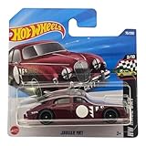 Hot Wheels Jaguar MK1 Die-Cast Car, Racing Series 2/10, Maroon, 75/250