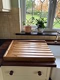 Large Pine Worktop Draining Board for a Belfast/Butler Sink
