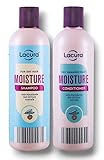 Lācura - Aldi | Moisture - Shampoo and Conditioner Set | For Dry Hair - with Macadamia Nut Oil | 300mL Each